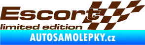 Samolepka Escort limited edition pravá hnědá