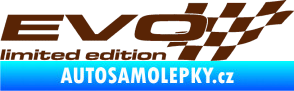 Samolepka Evo limited edition pravá hnědá