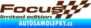 Samolepka Focus limited edition pravá hnědá