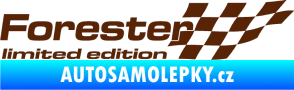 Samolepka Forester limited edition pravá hnědá