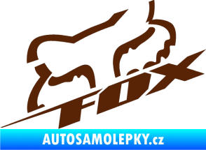 Samolepka Fox 006 hnědá