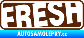 Samolepka Fresh 002  hnědá