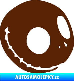 Samolepka Halloween 012 pravá hnědá