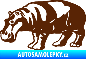 Samolepka Hroch 003 levá hnědá