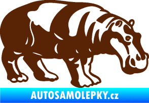 Samolepka Hroch 003 pravá hnědá