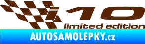 Samolepka i10 limited edition levá hnědá