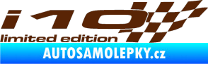 Samolepka i10 limited edition pravá hnědá