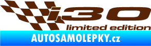 Samolepka i30 limited edition levá hnědá