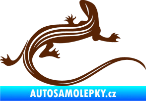 Samolepka Ještěrka 011 pravá hnědá