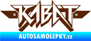 Samolepka Kabát 003 hnědá