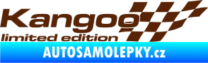 Samolepka Kangoo limited edition pravá hnědá