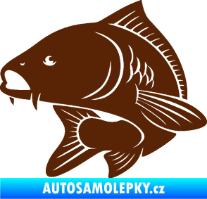 Samolepka Kapr 008 levá hnědá