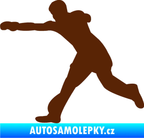 Samolepka Karate 004 levá hnědá