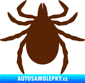Samolepka Klíště 001 hnědá