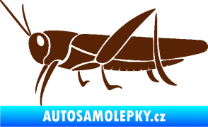 Samolepka Kobylka 002 levá hnědá