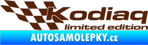 Samolepka Kodiaq limited edition levá hnědá