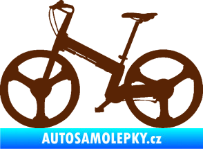 Samolepka Kolo 002 levá hnědá