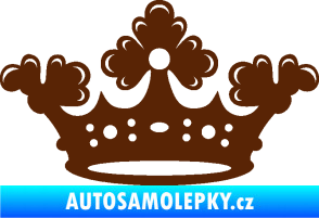Samolepka Korunka 002 hnědá
