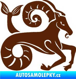 Samolepka Kozoroh 005 pravá hnědá