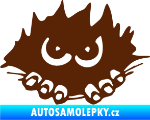 Samolepka Kuk 002 levá šmírák hnědá