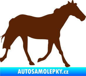 Samolepka Kůň 012 pravá hnědá