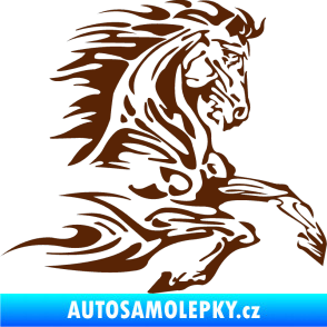Samolepka Kůň 074 pravá hnědá