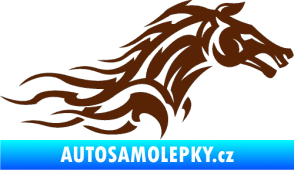 Samolepka Kůň 078 pravá hnědá