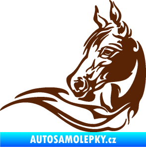 Samolepka Kůň 085 levá hnědá