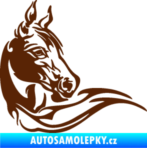 Samolepka Kůň 085 pravá hnědá