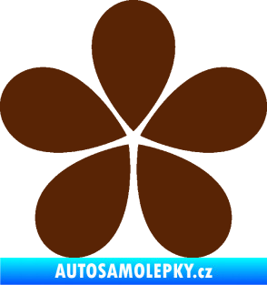 Samolepka Květina dekor 031 hnědá