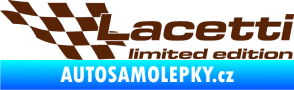 Samolepka Lacetti limited edition levá hnědá