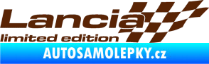 Samolepka Lancia limited edition pravá hnědá