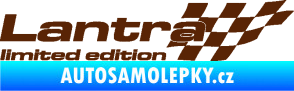 Samolepka Lantra limited edition pravá hnědá