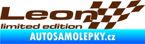 Samolepka Leon limited edition pravá hnědá