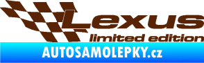 Samolepka Lexus limited edition levá hnědá