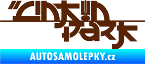 Samolepka Linkin Park 003 hnědá