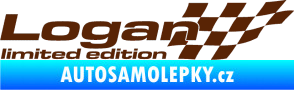 Samolepka Logan limited edition pravá hnědá