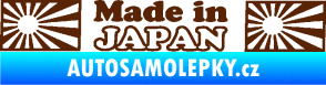 Samolepka Made in Japan 002 hnědá