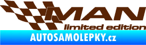 Samolepka MAN limited edition levá hnědá