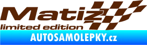 Samolepka Matiz limited edition pravá hnědá