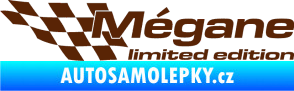 Samolepka Mégane limited edition levá hnědá