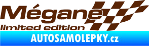 Samolepka Mégane limited edition pravá hnědá