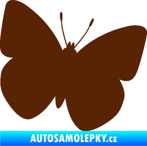 Samolepka Motýl 011 pravá hnědá