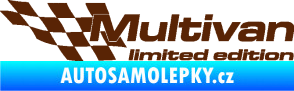 Samolepka Multivan limited edition levá hnědá