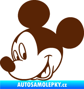 Samolepka Myšák Mickey 001 levá hnědá