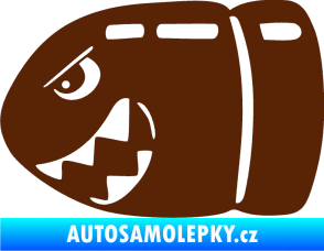 Samolepka Náboj 002 levá hnědá