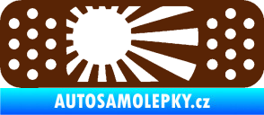 Samolepka Náplast 002 pravá hnědá