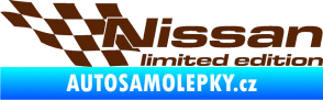 Samolepka Nissan limited edition levá hnědá