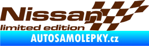 Samolepka Nissan limited edition pravá hnědá