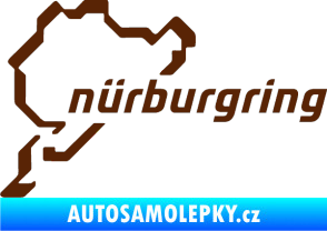 Samolepka Nurburgring hnědá